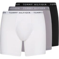 Tommy Hilfiger Underwear Boxer, (Packung, 3er-Pack), Mit Wäschebund