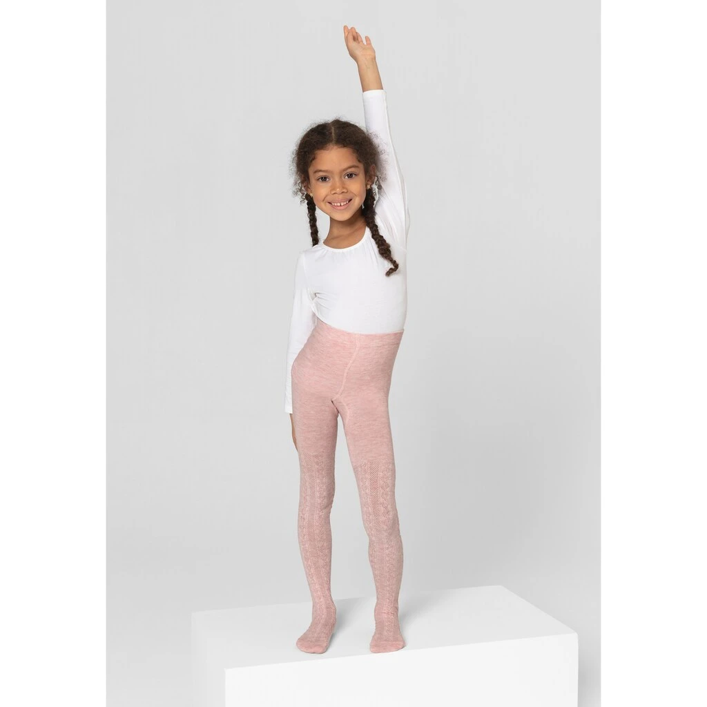 H.I.S Strickstrumpfhose, (2 St.), Mit Zopfmuster Und Stickerei 5 H.I.S Strickstrumpfhose, (2 St.), Mit Zopfmuster Und Stickerei – Bild 5