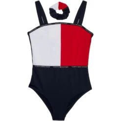 Tommy Hilfiger Swimwear Badeanzug »ONE-PIECE«, (2 St.), Mit Tommy Hilfiger Markenlabel -Angebote Bade Fein Store 13cde40d0c5a42d370797732839bf6fc