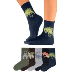 H.I.S Socken, (5 Paar), Mit Dinosauriermotiven -Angebote Bade Fein Store 156538e0f16b71088674f48898ea4fed