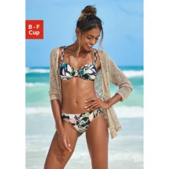 S.Oliver Bügel-Bikini-Top »Herbst«, Mit Herausnehmbaren Cups