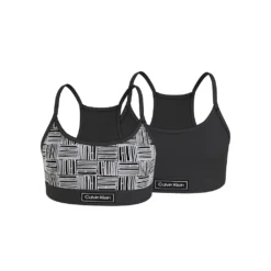 Calvin Klein Bralette, (Packung, 2 Tlg., 2 Stück), Mit Racerback