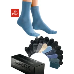 Go In Basicsocken, (Box, 20 Paar), In Der Big-Box