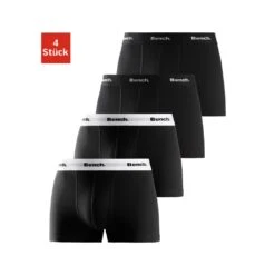 Bench. Boxer, (Packung, 4 St.), Mit Kontrastfarbigem Bund