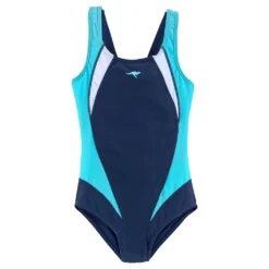 KangaROOS Badeanzug, Mit Sportlichen Kontrasteinsätzen