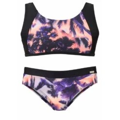 Sunseeker Bustier-Bikini, Mit Palmendruck