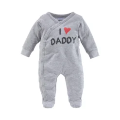 Klitzeklein Schlafoverall »I Love Mummy / I Love Daddy«, (Packung, 2 Tlg., 2er-Pack), Aus Bio-Baumwolle, Baby-Overalls -Angebote Bade Fein Store 3f14a61fe11b43146aeccf5e661bc71b