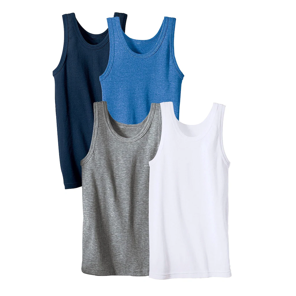 H.I.S Unterhemd, (Packung, 4 St.), Schlichtes Basic Aus Feinripp 2 H.I.S Unterhemd, (Packung, 4 St.), Schlichtes Basic Aus Feinripp – Bild 2