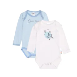 Liliput Body »blau/weiß Mit Frontprint«, (2 Tlg.), Mit Extra Weitem Halsausschnitt