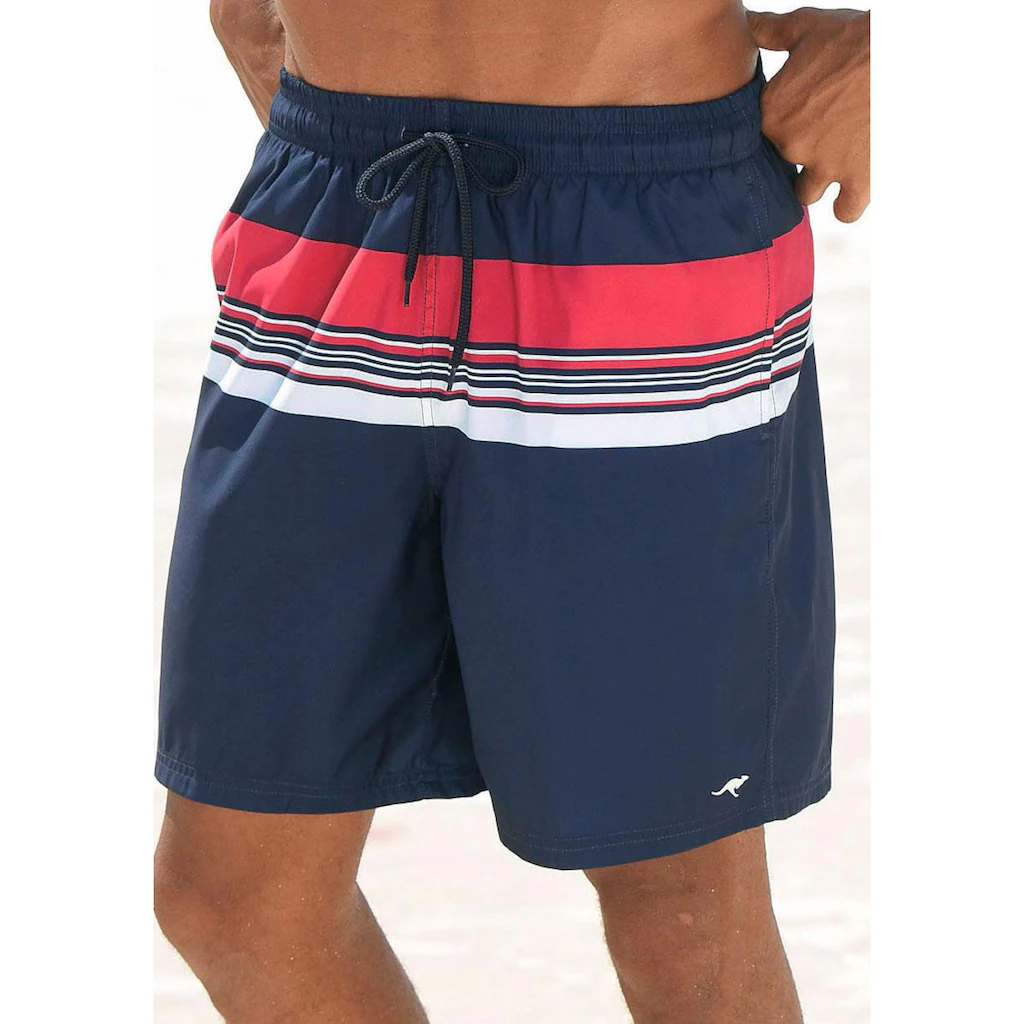 KangaROOS Badeshorts, Mit Streifen 3 KangaROOS Badeshorts, Mit Streifen – Bild 3