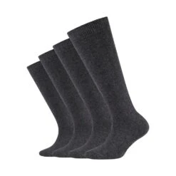 Camano Kniestrümpfe, (Packung, 4 Paar), Bund Ohne Gummidruck Schneidet Nicht Ein