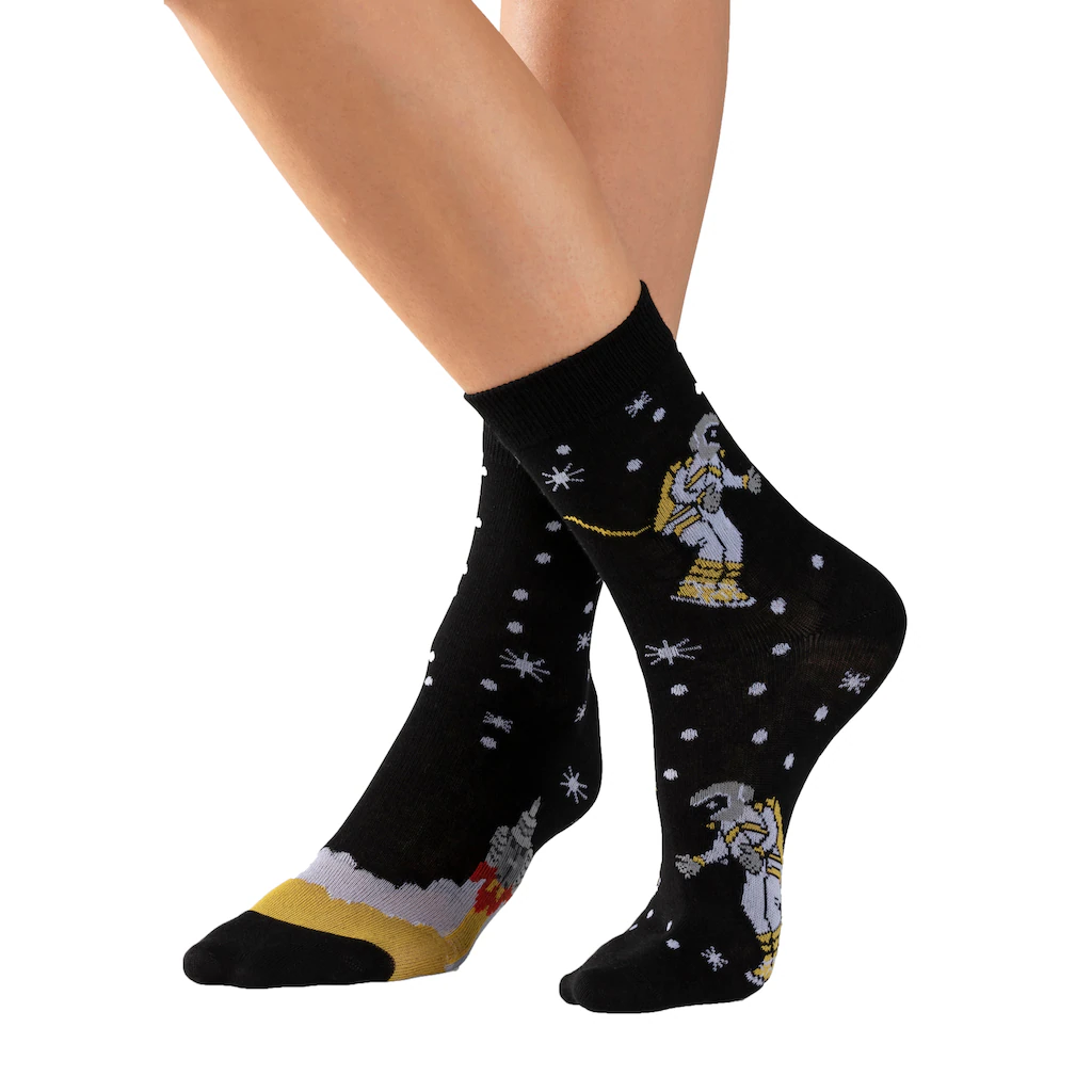 H.I.S Socken, (4 Paar), Mit Eingestrickten Motiven 4 H.I.S Socken, (4 Paar), Mit Eingestrickten Motiven – Bild 4