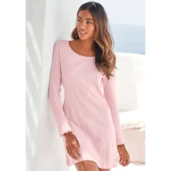 S.Oliver Nachthemd, Aus Pointellestrick