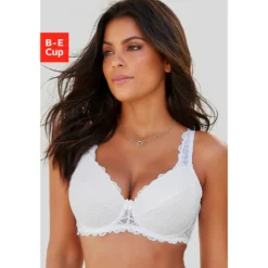 Nuance Schalen-BH, Aus Feiner, Floraler Spitze, Mit High-Apex-Schnitt, Sexy Dessous