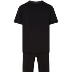 Calvin Klein Pyjama »S/S SHORT SET«, Aus Baumwollstretch