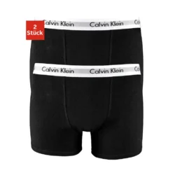 Calvin Klein Boxer, (Packung, 2 St.), Mit CK Logo Auf Dem Bund