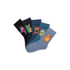 H.I.S Freizeitsocken, (5 Paar), Mit Lustigen Monstermotiven