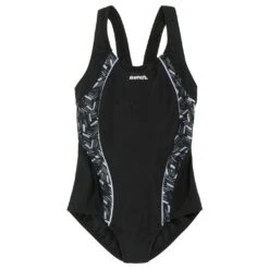 Bench. Badeanzug, Mit Geometrische Bedruckten Einsätzen