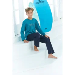 Le Jogger® Pyjama, (4 Tlg., 2 Stück), In Langer Form -Angebote Bade Fein Store 7a1819b109172005945ff5d4e8477c3e