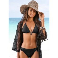 Bruno Banani Triangel-Bikini, Mit Gold-schwarzenen Accessories