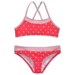 S.Oliver Bustier-Bikini »Audrey Kids«, Im Punkte-Streifen-Mix