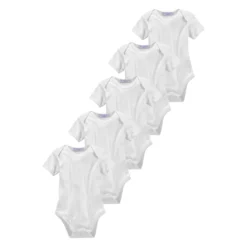 Klitzeklein Kurzarmbody »Spar-Packung«, (Packung, 5 Tlg., 5er-Pack), Aus Bio-Baumwolle