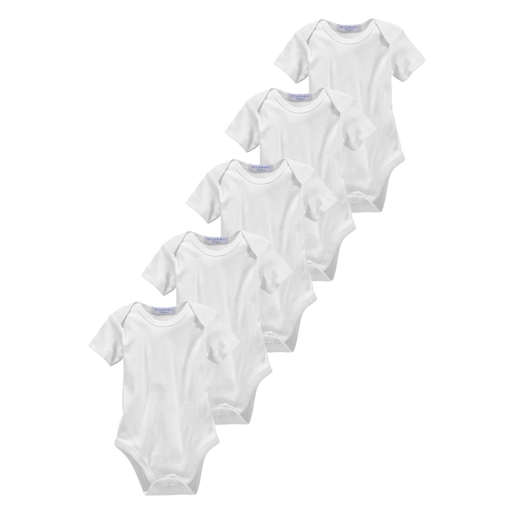 Klitzeklein Kurzarmbody »Spar-Packung«, (Packung, 5 Tlg., 5er-Pack), Aus Bio-Baumwolle 1 Klitzeklein Kurzarmbody »Spar-Packung«, (Packung, 5 Tlg., 5er-Pack), Aus Bio-Baumwolle