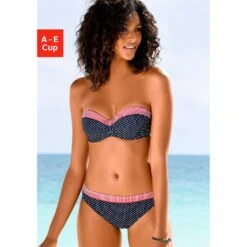 S.Oliver Bandeau-Bikini-Top »Avni«, Mit Geraffter Mitte