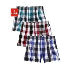 Le Jogger® Boxershorts, (Packung, 3 St.), Lässiger Style In Bequemer Passform