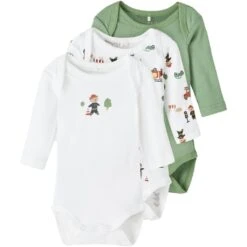 Name It Langarmbody »NBMBODY 3P LS FIREFIGHTER NOOS«, (3 Tlg., 3er-Pack)