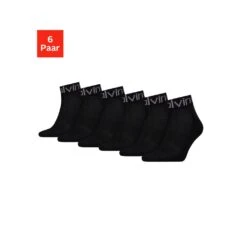 Calvin Klein Kurzsocken, (6 Paar), Mit Eingestricktem Namenszug Im Bund