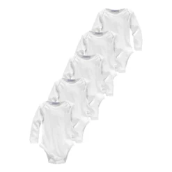 Klitzeklein Langarmbody »Spar-Packung«, (Packung, 5 Tlg., 5er-Pack), Aus Bio-Baumwolle