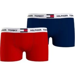Tommy Hilfiger Underwear Boxershorts »2P TRUNK«, (Packung, 2 St., 2er-Pack), Mit Tommy Hilfiger Markenlabel
