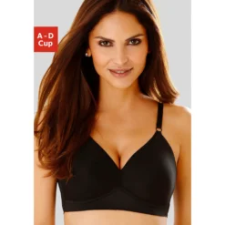 Naturana Schalen-BH »Side Smoother«, Ohne Bügel, Mit Hohen, Formenden Seitenteilen, Basic Dessous