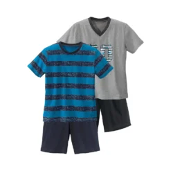 AUTHENTIC LE JOGGER Shorty, (4 Tlg., 2 Stück), Mit Lässigem Druck Und Gedruckten Streifen -Angebote Bade Fein Store aa96bbd85422aee307e253c1c86ee950