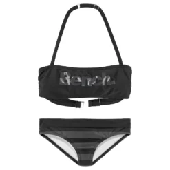 Bench. Bandeau-Bikini, Mit Großem Logoprint