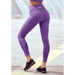 Bench. Funktionsleggings, Mit Wabendesign Und Mesheinsatz