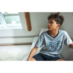 AUTHENTIC LE JOGGER Shorty, (4 Tlg., 2 Stück), Mit Lässigem Druck Und Gedruckten Streifen -Angebote Bade Fein Store c93ddd6b1aceba3935c944c8dc24ee4a