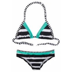 KangaROOS Triangel-Bikini »Anita Kids«, Mit Blockstreifen