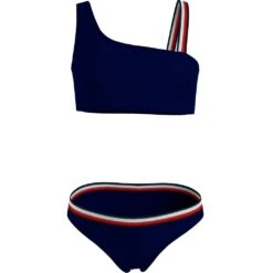 Tommy Hilfiger Swimwear Bustier-Bikini »BRALETTE SET«, (Set, 2 St.), Mit Tommy Hilfiger Markenlabel