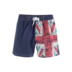 Venice Beach Badeshorts, Mit Flaggen-Druck