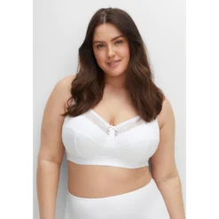 Sheego Entlastungs-BH »Entlastungs-BH«, Ohne Bügel, Mit Zarter Spitze