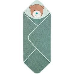 Sterntaler® Kapuzenhandtuch »Ben«, (1 St.), Mit Großem Bären Motiv