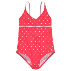 S.Oliver Badeanzug »Audrey Kids«, Im Punkte-Streifen-Mix