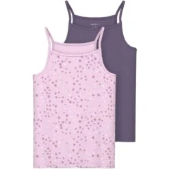 Name It Unterhemd »NKFSTRAP TOP 2P WINSOME FLOWER NOOS«, (Packung, 2er-Pack)