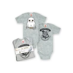 LOGOSHIRT Body »Harry Potter - Hogwarts & Hedwig«, Mit Lizenziertem Print