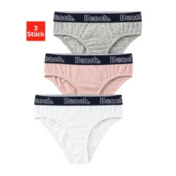 Bench. Slip, (Packung, 3 St.), Mit Logo Webbund