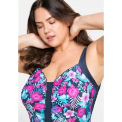 Sheego Badeanzug »Badeanzug«, Mit Power-Netz-Einsatz Vorn Für Shaping-Effekt -Angebote Bade Fein Store faad961acef1c7834978e6300044848e